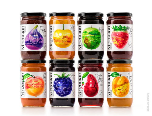 飲品包裝設計賞析 果汁、果醬、牛奶中的插畫與手繪藝術